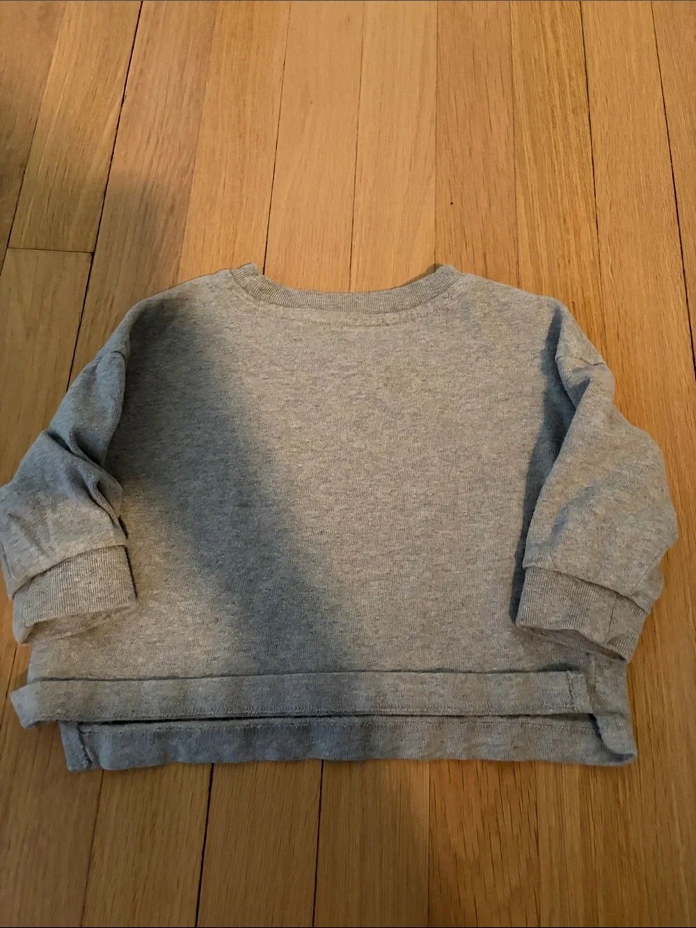 Toddler Gray Long-Sleeve Heavyweight Shirt
